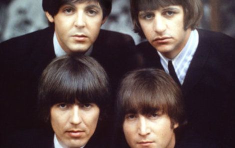 Paul McCartney, Ringo Starr, George Harrison, John Lennon.