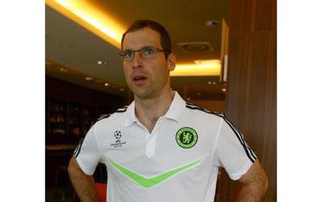 Petr Čech ve foyer žilinského hotelu. S Ligou mistrů přiletěl poprvé domů, vždyť se narodil ještě v Československu…