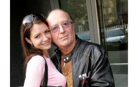 Petr Janda s manželkou