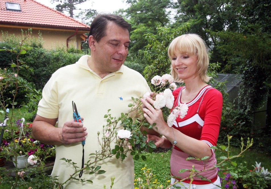 Jiří Paroubek s manželkou Petrou.