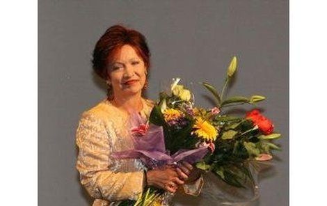 Po premiéře dostala Hana Maciuchová záplavu květin.