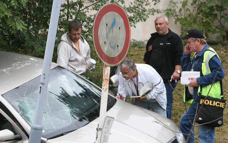 Policisté tvrdí, že mířili na kola, ale prostřílené je i čelní sklo. 