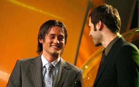 První Rosický a druhý Čech v anketě Fotbalista roku 2006. „Popřáli jsme si už tehdy hodně štěstí,“ pověděli shodně.