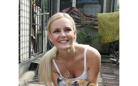 Psi v azylu pro týraná zvířata si Lucii Hadašovou zamilovali a dokonce jí jeden z nich skočil do auta, aby si ho odvezla domů.