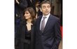 Rowan Atkinson s manželkou.
