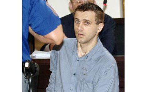 S klidnou tváří vypovídal včera u pražského městského soudu vrah David Lubina.