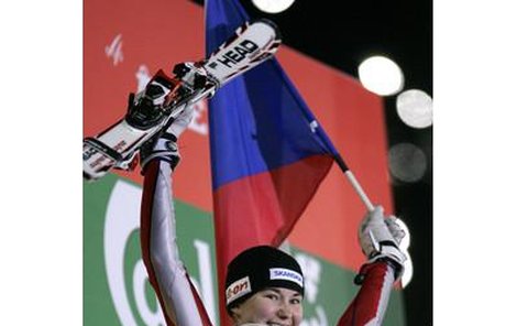Sjezdařka Šárka Záhrobská - Má velkou šanci na vítězství v anketě Sportovec roku, vždyť se stala nečekanou mistryní světa ve slalomu.