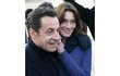 Šťastný pár Nicolas Sarkozy a Carla Bruni.