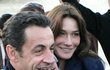 Šťastný novomanželský pár Nicolas Sarkozy a Carla Bruni.