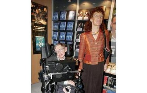 Stephen Hawking s manželkou Elaine.
