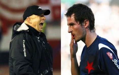 Tohle jsou dva největší kohouti českého fotbalu současnosti: Karel Jarolím a David Kalivoda.