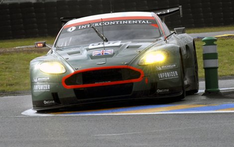 Tomáš Enge a jeho vůz pro okruhy Le Mans.