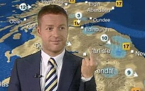 Tomasz Schafernaker a jeho prostředníček...