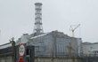 Torzo jaderné elektrárny v Černobylu.