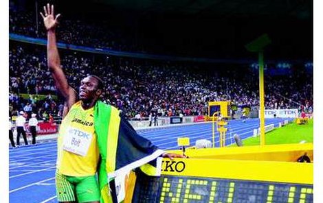 Usain Bolt u cedule s hodnotou jeho nového světového rekordu. Jak dlouho vydrží? 