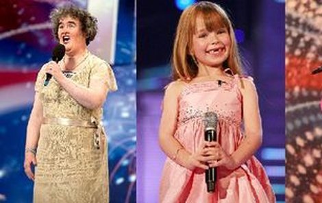 V Británii šokovala porotu zpěvem Susan Boyle (48) a Connie Talbot (9) a v Česko Slovensko má Talent pak Tereza Anna Mašková (14)