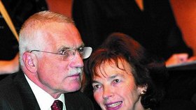 Václav a Livia Klausovi