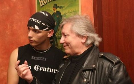 Václav Neckář předával svému novému kmotřenci rady, jak uspět v showbyznysu. 