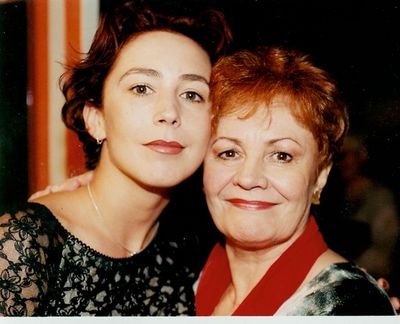 Kristýna Frejová s maminkou.
