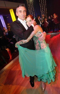 Jan Čenský se svou taneční partnerku Terezu Bufkovou.