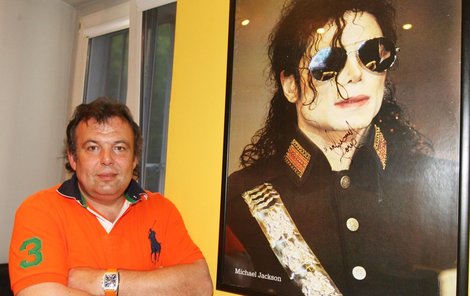 Zdeněk Zahradník má ve své kanceláři dodnes plakát Michaela Jacksona.