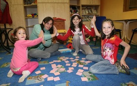 zleva: Adriana, Kristýna, Sandra. 