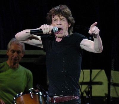 Zpěvák Rolling Stones Mick Jagger