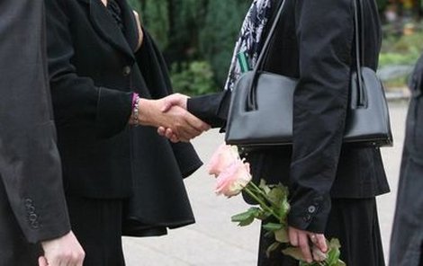 Zuzana Baudyšová si podává ruku s Baudyšovou druhou manželkou Pavlou. Zuzana Baudyšová si podává ruku s Baudyšovou druhou manželkou Pavlou.