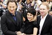 Na slavnostní premiéře filmu Šifra mistra Leonarda v Cannes nemohli chybět hlavní představitelé Tom Hanks a Audrey Tautou