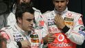 Fernando Alonso a Lewis Hamilton