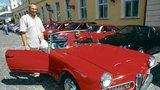 Alfy zaplnily dvůr plzeňského pivovaru