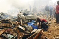 Kongo: Letadlo se zřítilo na tržiště