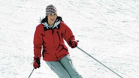 Misska Lucie Váchová si na lyžích vedla zdatně