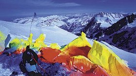 Mont Blanc v barvách duhy
