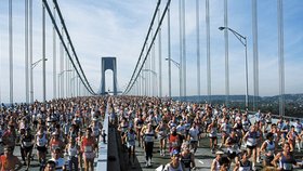 Most Verrazzano dovede běžce do Brooklynu
