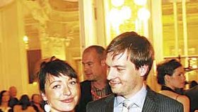 Táňa Vilhelmová s manželem Pavlem Čechákem