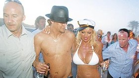 Kid Rock a Pamela Andersonová 