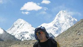 Václav Pátek na úpatí K2 - snu všech horolezců