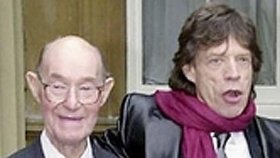 Mick Jagger se svým otcem