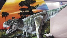 Dravý tyranosaurus z papíru patří do série Svět pravěku, která představila zástupce čtyř hlavních skupin dinosaurů