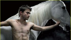 Daniel Radcliffe při zkoušce hry Equus