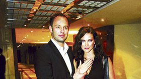 Andrea Verešová se svým manželem