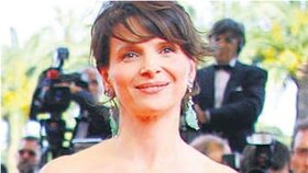Jednou z hvězd filmového festivalu
v Cannes je i francouzská
herečka Juliette Binoche