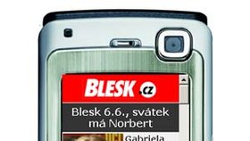 Blesk.cz v mobilu