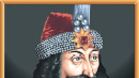 Portrét slavného transylvánského upíra Draculy 