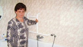 Pavla Novotná (35) v koupelně