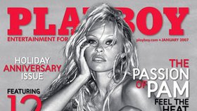 Pamela Andersonová na titulce Playboye z letošního ledna
