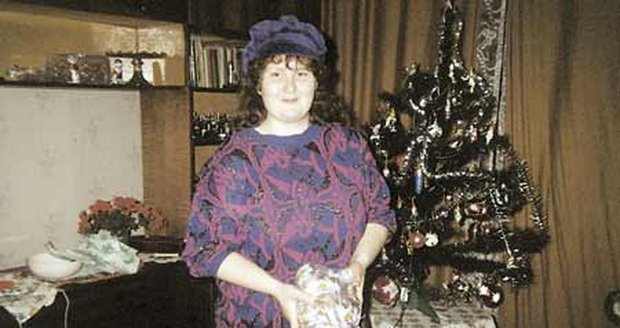 U vánočního stromečku byla paní Gabriela ještě jako baculka