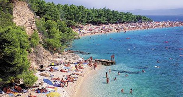 Chorvatské pláže přilákají během léta tisíce turistů