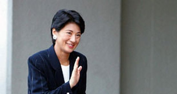 Japonská princezna Masako s dcerou